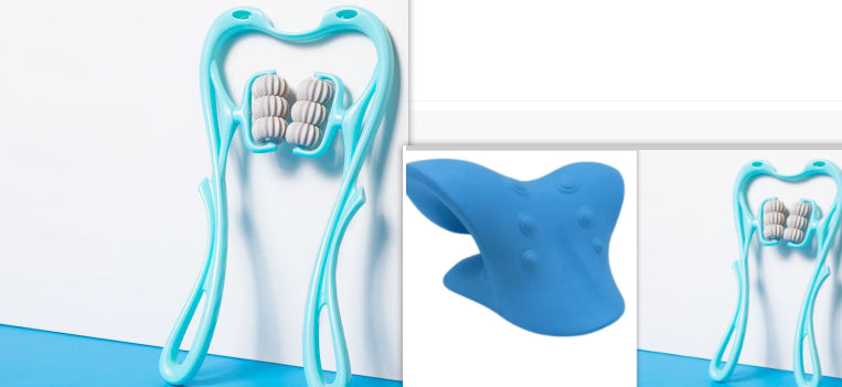 Multifunctional Manual Six-wheel Neck Massager for Comfort