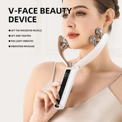 Home V-Roller Dual-Wave Electric Roller Massager for Face