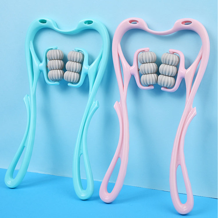 Multifunctional Manual Six-wheel Neck Massager for Comfort