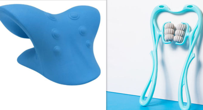 Multifunctional Manual Six-wheel Neck Massager for Comfort