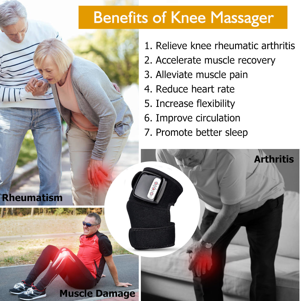 Infrared Heating Knee Massager Wrap for Pain Relief Brace