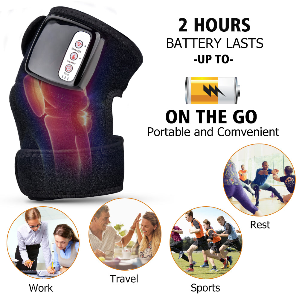 Infrared Heating Knee Massager Wrap for Pain Relief Brace