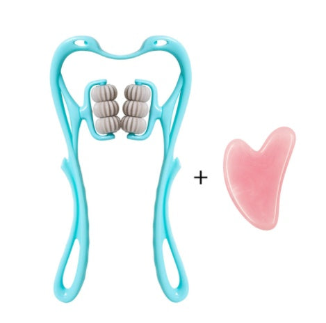 Multifunctional Manual Six-wheel Neck Massager for Comfort