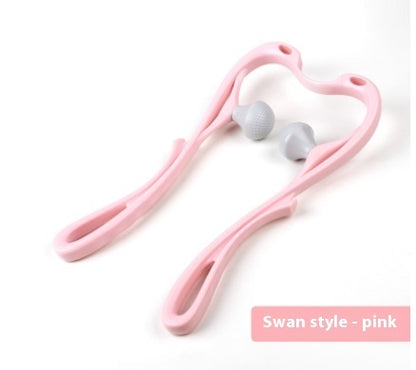 Multifunctional Manual Six-wheel Neck Massager for Comfort