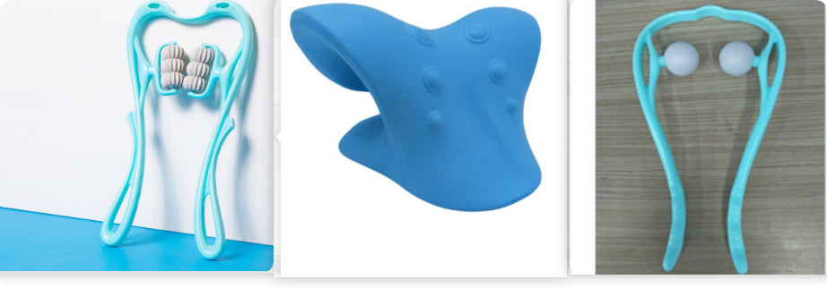 Multifunctional Manual Six-wheel Neck Massager for Comfort